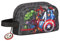 safta Avengers Vendetta - Porta Colazione Termica, Termo, Portatodo, Qualità e Massima Resistenza, Porta Cibo, Recreo, 21.5x6.5x12 cm, Nero, M, Casual