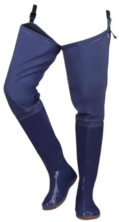 QSTDGVPW wasserdichte Watstiefel Zum Angeln Und für Die Gartenarbeit für Männer Und Frauen, 42