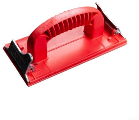 Holzbearbeitungs-Schleifwerkzeug, Sandbretthalter zum Schleifen und Polieren, bequemer Griff (A)