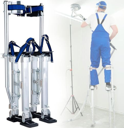 Verstellbare Aluminium-Stelzen für Trockenbau 18-30 für Maler und Reiniger, Stelzenheber für Klebeband und Deckenveredelung