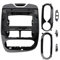 DYDGUTUFB Cadre Façade D'autoradio pour R&enault pour Clio 2012 2013 2014 2015 2016 2017 2018 2019 10,1 Pouces Autoradio Panneau Façade Cadre Tableau De Bord Installation Garniture Kit(2012-2016)