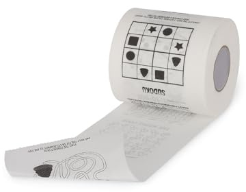 Legami Do Not Disturb Puzzle Toilet Paper Roll | Creating Fun Puzzles Specifically for Bathroom Entertainment | Offers a 2-in-1 Toilet Paper and Puzzle for Passing Time While You Go
