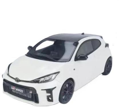 1:18 Yaris GR Die-Cast Resin Modellauto geeignet für Erwachsene statisches Sammlerstück Dekoration Büro Zimmerdeko