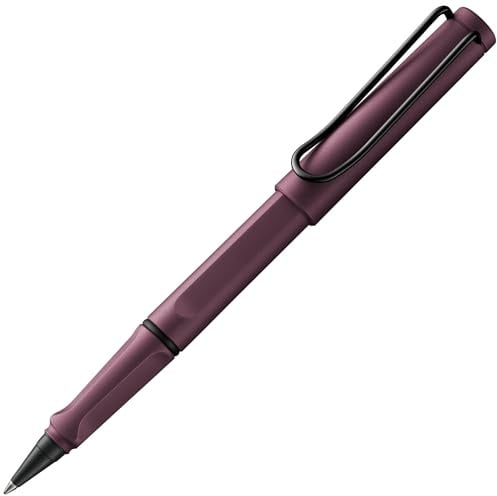 Lamy safari roll-ink scarlet Tintenpatronenroller in Strichbreite M | Lamy Tintenpatronenroller mit ergonomischem Griff - Gehäuse aus robustem ASA-Kunststoff – inkl. Tintenpatrone T10 blau