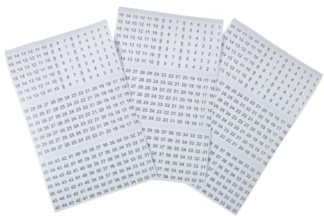 Gardner Bender 42-029 Pocket Wire Marker Booklet, White