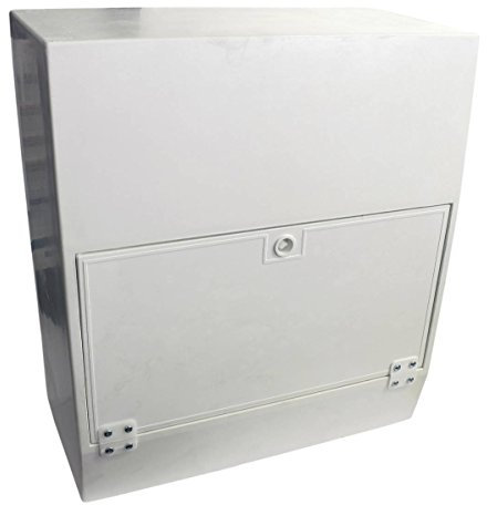 Mitras 9347844 Mark 1 Gas Meter Box, Grey|White