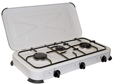 FORNELLO A GAS A 3 FUOCHI X CUCINA, CAMPEGGIO ECC.