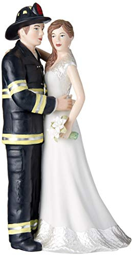 Magical Day B00GGPG37C Hochzeitstortenaufsatz Feuerwehrmann, Marineblau