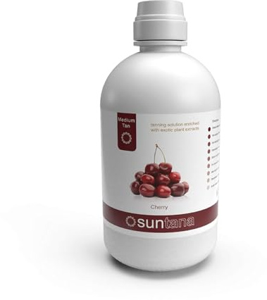 Suntana Spray Tan Cherry Fragrance Medium 10% DHA Sunless Solution - 1000ml