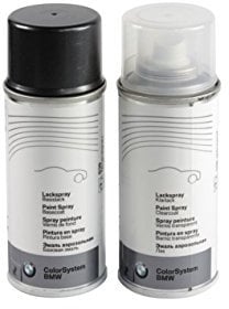 Original BMW Lackspray-Set, Mineralgrau-Metallic, 2 x 150 ml, Code B39 51912360922