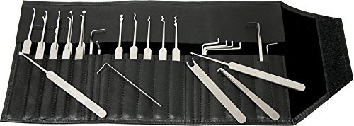 Multipick ELITE 27 Profi Dietrich Set - Made in Germany - Lockpicking-Set - hiermit lässt sich JEDE Tür öffnen - 27 Teile