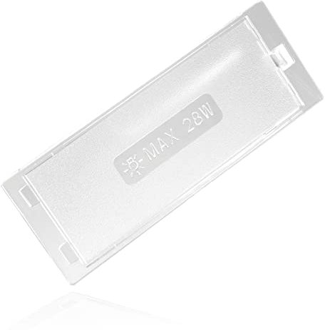 SPARES2GO Light Diffuser/Lens Cover Plate Fits AEG Cooker Hood (145mm x 54mm)