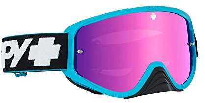 Spy + Optics Woot Race DH MTB BMX Brille 2019 - Slice Blue mit Spectra + klare Gläser