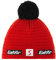 Eisbär Unisex Jamie Pompon Mü Sp Hellrot-Schwarz Beanie-Mtze, rot, One Size