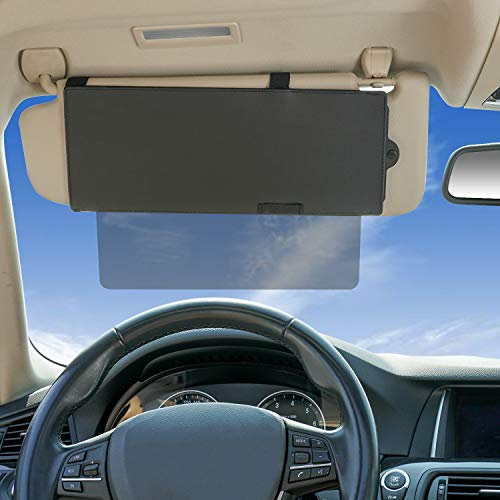 WANPOOL Car Visor Extender Visor Sunshade Extender with See Through Piece to Pull Downward