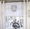 LillaBelle Raff Gardine Jeanne Weiss Rollo 100x100 cm Engel Romantik Shabby Vintage Brocante Landhaus