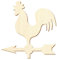 Girouette en bois – Décoration bricolage 5-50 cm, taille : 13 cm, lot de : 1 pièce.