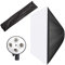 Studio Video Softbox with 4-in-1 Bulb Holder E27 Socket Wired Diffuser Light Multi-Function Portable Softbox for YouTube & Product Photography