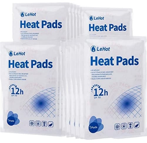 Body Warmers - 40 Packs Disposable Adhesive Heat Patches for Up to 12 Hours of Safe, Natural Heat, Ideal for Outdoor Activities Like Skiing, Hiking & More, Fastest Activation for On-The-Go Warmth.