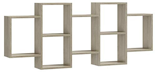 Per la vita Wandregal Polo Bis Sonoma– Schweberegale für Die Wand Moderne Wandregale Wohnzimmer Dekorativ Regal für Schlafzimmer Deko (Sonoma-Eiche)