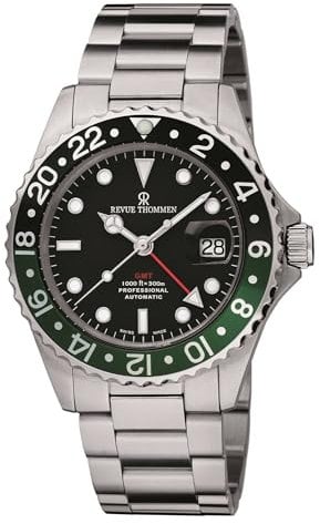 Revue Thommen Herren Armbanduhr Automatik Diver GMT 17572.2138