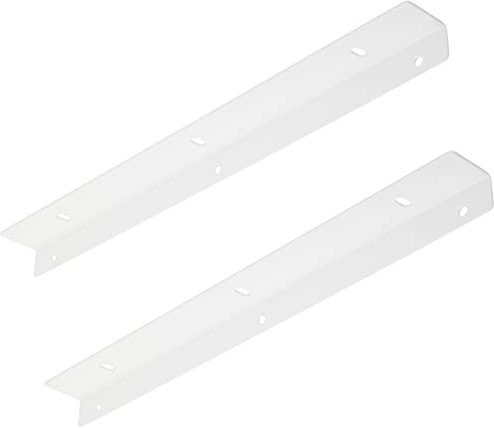 SOTECH 2 pièces équerre de support 400 mm blanc avec matériel de montage équerre de montage équerre en acier fixation murale pour plan de travail