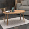 [en.casa] Couchtisch Sindal Beistelltisch 41 x 90 x 50 cm Kaffeetisch aus Spanplatte und Holz Sofatisch für Wohnzimmer Schlafzimmer Holzfarben