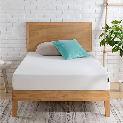 Zinus Matelas 90x190 cm - Hauteur 20 cm - OKO TEX certifié - Matelas en mousse à mémoire de forme - Matelas au thé vert - Fermeté H2-H3