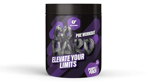 Go Fitness GO HARD Booster (20 serv) Purple Punch - Pre-Workout - Pre-Workout Booster