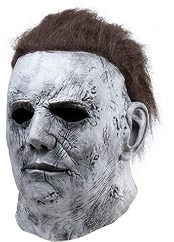 thematys Michael Myers Maske – Gruselige Horror Vollkopfmaske aus Latex, Ideal für Halloween, Kostümpartys & Horrorfans, Detailgetreu und Hochwertig (Michael Myers #2)