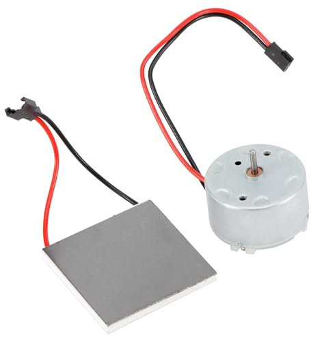 Yusat Parts ecofan Motor Replacement kit 8×6×6 Fireplace Fan Generator Sheet Fireplace Fan Generator Motor Accessories Set ecofan Wood Stove Fan Replacement Motor