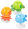 MUSISALY 3 Stück „The Bell Ocean Series“ Babyfütterungsrassel Babyrassel Babyfütterungshelfer Babyspielzeug Musikrassel Geräuschmacher Spielzeugrassel Mit