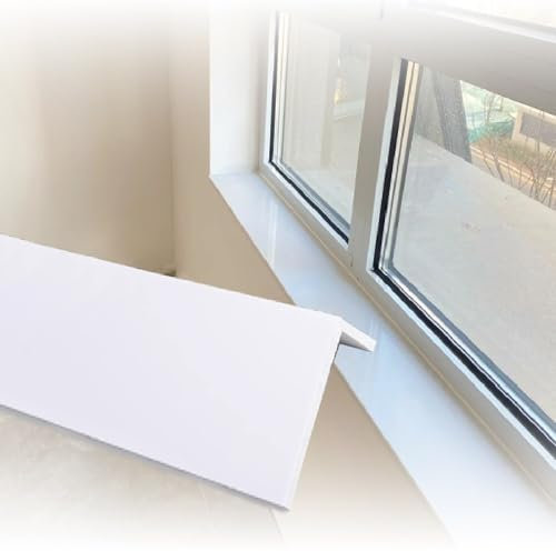 Acrílico Revestimiento para Alféizar de Ventana L 40-160 CM Fácil De Instalar Hogar Cubierta de Repisa de Ventana Impermeable Protector de Alféizar de Ventana para Interiores Exterior Decoración(120x1