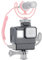 Lechnical New Vlog Case Action Camera Housing Shell Vlogging Cage Frame with Cold Shoe Mount for GoPro Hero 7 6 5 Black for External Microphone & Pro 3.5mm Mic Adapter