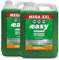 Easy Original Dish Washing Up Liquid Clean Fresh Scent Detergent, 5L Kitchen Soap Powerful, Long-Lasting, Cleaner for Dishes & Kitchen (2 x 5L)