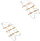 PRETYZOOM 2st Leiter Zum EIN- Und Aussteigen Aus Dem Bett Strickleitern Kletterleiter Leiter-spielset Hochbett-kletterseilleiter Strickleiter Für Baumleiter Baumwollseil Beige