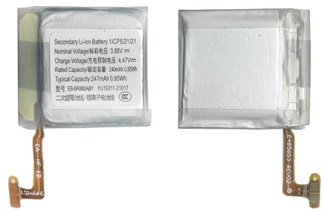 ERYNK EB-BR880ABY Batterie de rechange compatible avec Samsung Galaxy Watch 4 40 mm SM-R865U