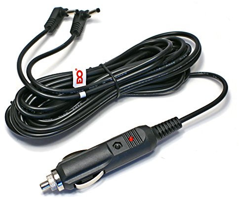 EDO Tech 11' Car Charger Adapter Power Cord for Philips 7 9 10 inches Dual Screen Headrest Portable DVD Player Pet9402/37 Pet708/37 Pd7012/37 Pd9012/37 Pd9016/37