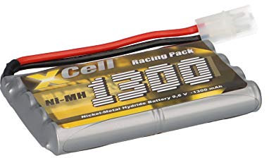 Xcell Racingpack X1300AA ECO AA (Mignon) 9,6Volt 1300mAh NiMH pour Tamiya