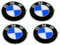 BMW-Felgendeckel-Embleme, 4 Stück, OEM, 64,5 mm, 36136767550