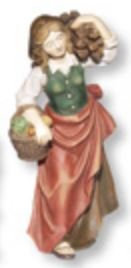 Magd mit Holzkübel, für 8cm Figuren