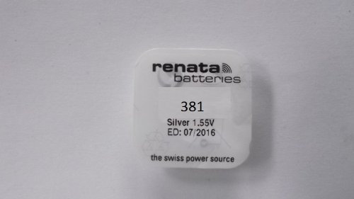 RENATA deux pile bouton-oxyde d'argent rENATA 1.55 v 50mAh 381