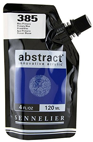SENNELIER Abstract Innovative Heavy Body Acrylic Paint, 120ml Pouch, Primary Blue