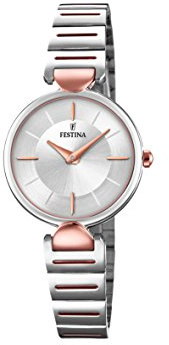 Festina DamenArmbanduhr Analog Quarz Edelstahl F20320/2