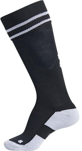 Hummel Unisex Element Football Socken, Black/White, 46 EU