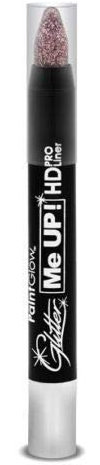 Crayon de maquillage à paillettes HD pour fête - Rose