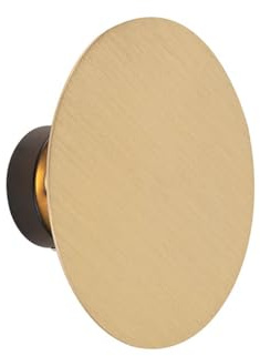 Qazqa - Modern Round Wall Lamp I Wall Light Gold - Pulley- - Design - Suitable for LED G9 | 2 Light - Steel Wall Light - Suitable for Living Room I Kitchen I Bedroom I