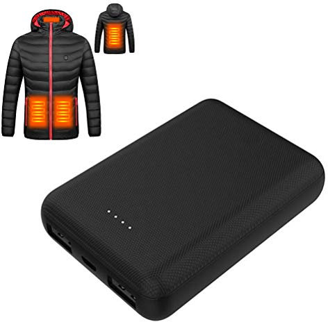 Egosy Batterie Externe Powerbank avec Chargeur pour Veste chauffante Gilet à Capuche Lithium polymère Rechargeable