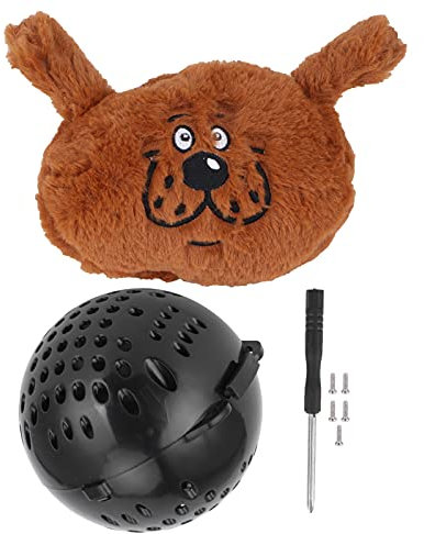 Hund Plüsch Hüpfball Hund Cartoon Kichern Plüsch Spielzeug Welpe Shake Quietschen Spielzeug Welpe Interatives Spielzeug für Welpe Kleiner Großer Hund(#1)