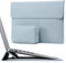 HYZUO 15-16 Zoll Laptop Hülle Laptophülle mit Standfunktion für MacBook Pro 16 M4/M3/M2/M1 Pro/Max 2024-2019, XPS 15, MacBook Pro 15 2015-2012, Samsung Galaxy Book Flex/Pro 15, Blass Blau